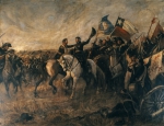 SUBERCASEAUX Pedro｜チリの将軍オヒギンズとサン・マルティン将軍のマイプの戦い後の抱擁