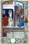｜ローザンヌの聖堂参事会長のマルタン・ル・フランとブルゴーニュ公爵フィリップ王子