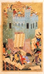 ｜スミルナのホスピタル騎士団の城塞を攻めるティムール軍、1402年