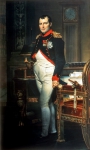 DAVID Jacques Louis｜執務室のナポレオン、1812年