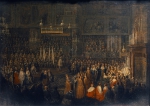 MARTIN Pierre-Denis｜ランス聖堂におけるルイ15世の戴冠式、1722年10月25日