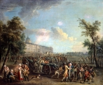 apres LALLEMAND｜武器を求めて廃兵院を襲う市民、1789年7月14日