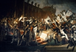 DAVID Jacques Louis｜皇帝への宣誓「鷲の軍旗の授与」、1804年12月5日