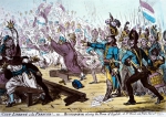 GILLRAY James｜兵を率いて五百人会の議場に侵入したボナパルト将軍、ブリュメール19日