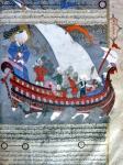 ｜洪水により浸水したカーバ神殿の周りを廻るノアの方舟