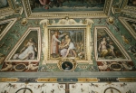 VASARI Giorgio e Aiuti｜サン・ロレンツォ聖堂の模型をコジモ・イル・ヴェッキオに捧げるブルネレスキ