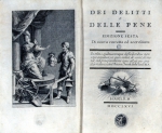 ｜ベッカリーア著「犯罪と刑罰」、1764年