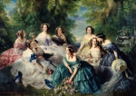WINTERHALTER Franz Xaver｜ウジェニー皇后と官女たち