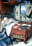 BOURDICHON Jean｜貧しい人の死、15世紀終わり