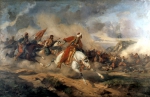 ｜モハーチの戦いで打ってかかるオスマン軍、1526年