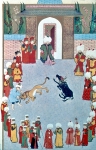 CELEBI Ali｜チュニスの王からバヤズィト2世に贈られて来たライオンとバヤズィト2世の水牛との戦いでライオンがスルタンの水牛を殺す