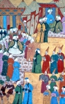 LEVNI Abdulcelil｜アフメト3世の割礼を終えた4人の王子たちの前に次々と贈り物が届けられる