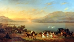 LECOMTE Hippolyte｜ガルダ湖岸のボナパルト夫人の馬車襲撃、1796年8月