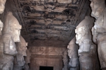 ｜アブ・シンベル大神殿の大広間の内部
