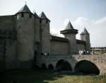 ｜シテ・ド・カルカソンヌ「伯の城、城塞と双塔の門」