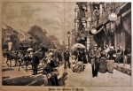 ｜ベルリンのウンター・デン・リンデン（中心街）、1887年