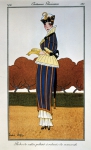 STEFAN Andre｜パリジャンの衣装「ガス金巾のひだ飾り付き中国サテンのドレス」