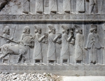 ｜ペルセポリス、アパダナ（謁見の間）東側大階段レリーフ
