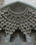 ｜マスジェデ・シャー（イマーム・モスク）、礼拝堂アーチの内側