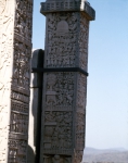 ｜サンチの仏教遺跡、北門柱の浮彫り