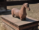 ｜アーグラ城塞、馬の像