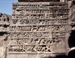 ｜エローラ石窟群、第16窟カイラーサナータ寺院「ラーマーヤナ」浮彫り