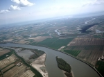 ｜ポー川のデルタ地帯と二つの支流