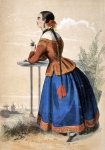 ｜1850年頃のセゴヴィアの少女