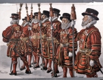 ｜ロンドン塔の英国衛士の軍服、1800年末