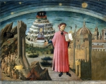 DOMENICO DI MICHELINO｜「神曲」でフィレンツェの町を啓するダンテ