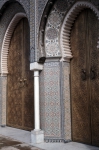 ｜フェズ・ジュディドの城門門扉のアーチを飾るモザイク