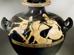 ｜アテナの命によりメデゥサの首をとるペルセウス（左）
