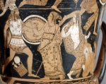 ｜トロイアの掠奪「メネラオスから、ヘレネをかばうアフロディテ」