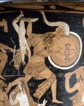 ｜トロイアの掠奪「ネオプトレモスがアスティアナクスをトロイアの城壁から投げ、トロイアの血統を絶つ」