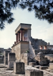 ｜クノソッス宮殿の宮殿北入口の柱廊