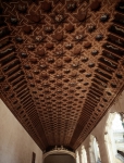 ｜サン・フアン・デ・ロス・レイェス修道院、回廊の上層ギャラリーの天井装飾