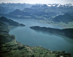 ｜リギ山頂から見渡すルツェルン湖