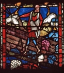 ｜カンタベリー大聖堂のクワイア北側廊ステンドグラス「種まく人の比喩」