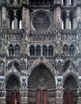 LUZARCHES Robert de｜ノートルダム大聖堂 (アミアン)の西正面扉口とバラ窓