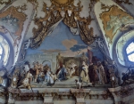 TIEPOLO Giovanni Battista｜ヴュルツブルクのレジデンツ「皇帝の間」のフレスコ