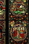 ｜ケルン大聖堂のステンドグラス「受胎告知」と「キリスト誕生」