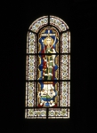 ｜ザンクト・クーニベルト教会のステンドグラス「聖女ウルスラ」