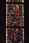 ｜リッターシュティフト教会のステンドグラス「受胎告知」と「三博士の礼拝」