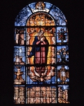 ｜サン・ピエール・エ・サン・ポール大聖堂の聖体礼拝堂のステンドグラス「聖母の嘆願」