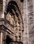 ｜ノートルダム大聖堂 (シャルトル)の西正面「王の扉口」のティンパヌム