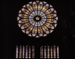 ｜ストラスブール大聖堂の西正面扉口上の大バラ窓
