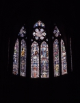 ｜ノートルダム大聖堂（ランス）の身廊東端のステンドグラス