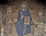 ｜アヤソフィア（ハギア・ソフィア大聖堂）「玉座のキリストとコンスタンティノス9世と皇妃ゾエ」