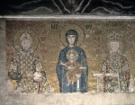 ｜アヤソフィア（ハギア・ソフィア大聖堂）「聖母子と皇帝ヨハネス2世コムネノスと皇妃イレーネ」