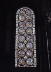 ｜カンタベリー大聖堂の三位一体礼拝堂の南側廊ステンドグラス「奇蹟の窓」